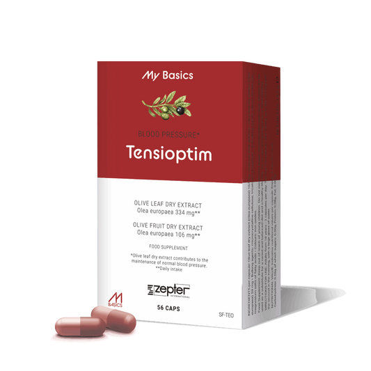Хранителна добавка Zepter Tensioptim при високо кръвно, 56 капсули