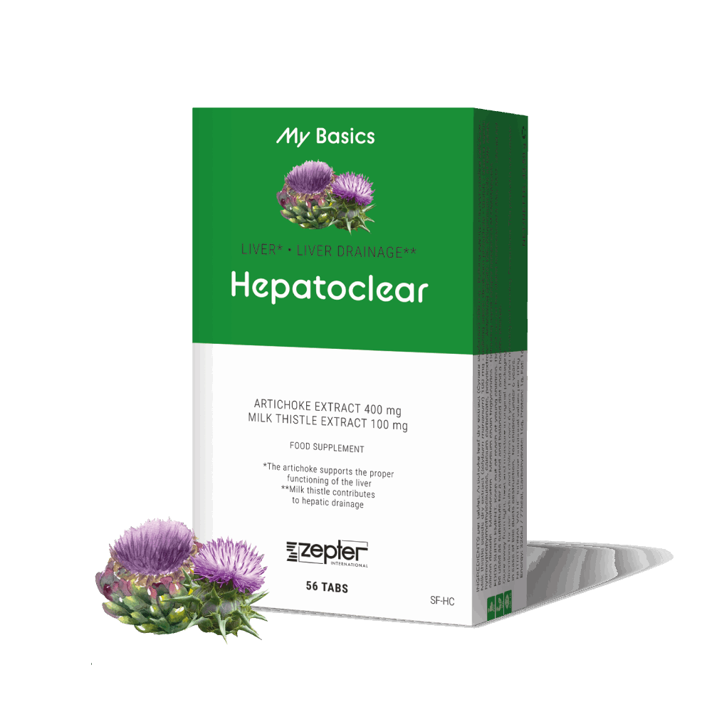 Хранителна добавка Zepter Hepatoclear за черен дроб, 56 таб.