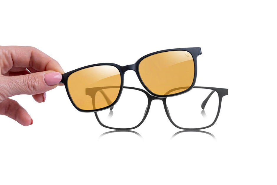 Hyperlight Eyewear Halo черни - Clip on - за вътре и навън