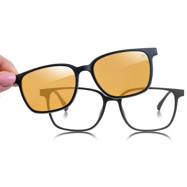 Hyperlight Eyewear Halo черни - Clip on - за вътре и навън