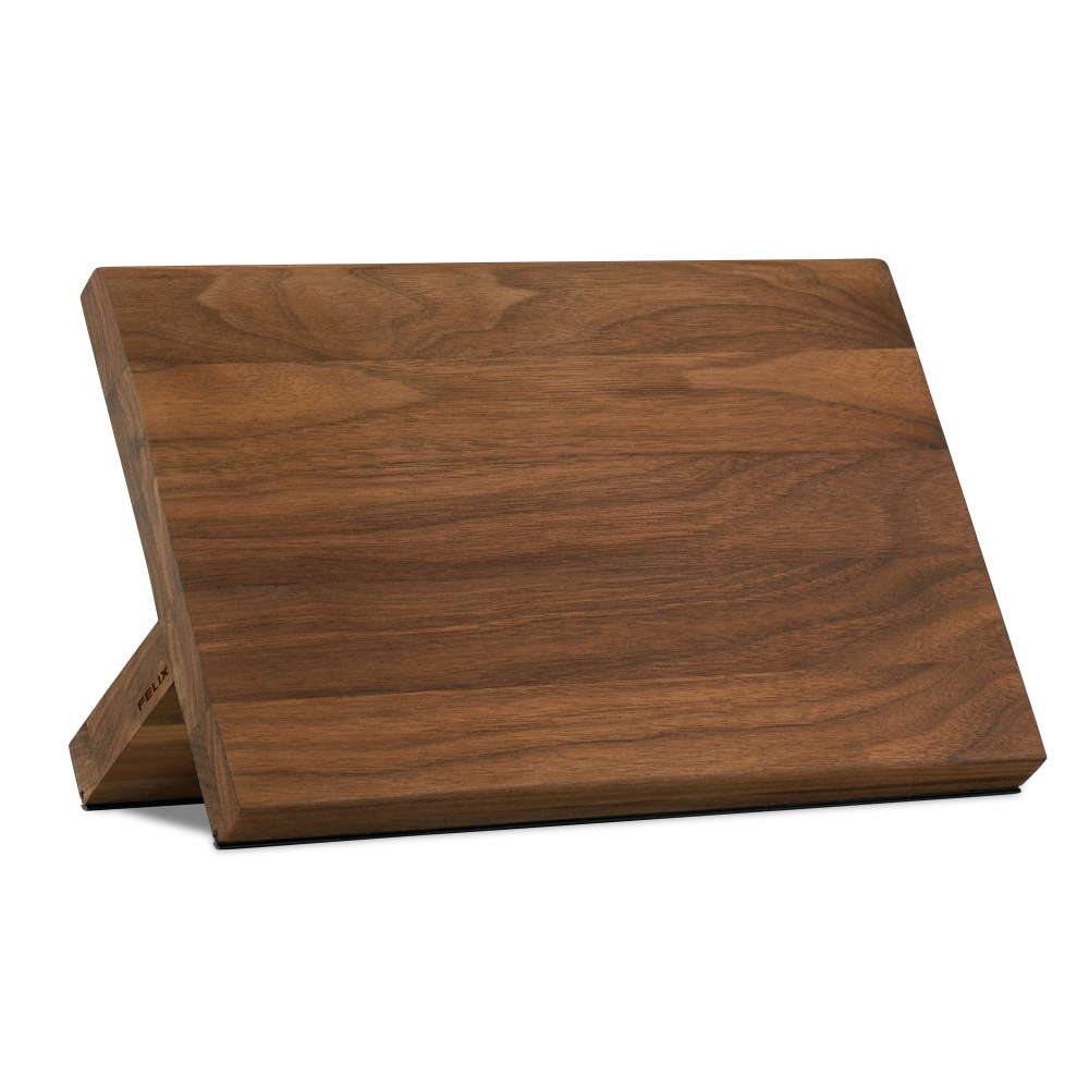 Магнитна стойка за ножове, масивен орех