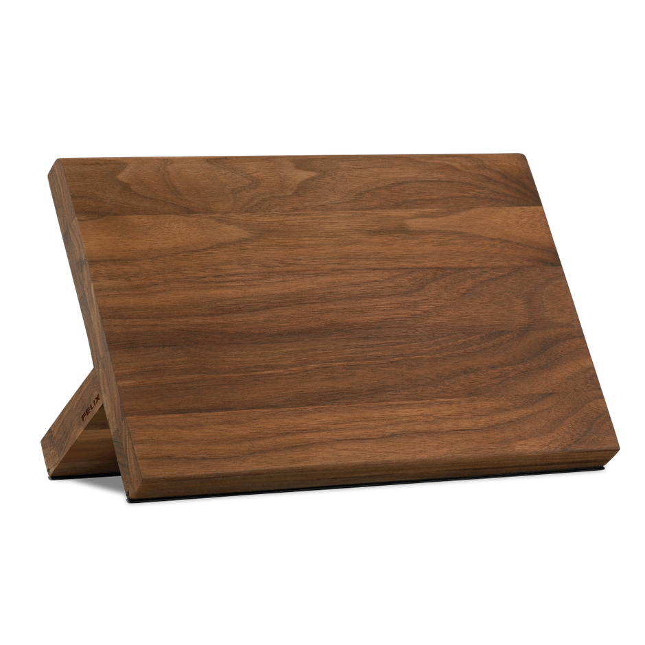 Магнитна стойка за ножове, масивен орех