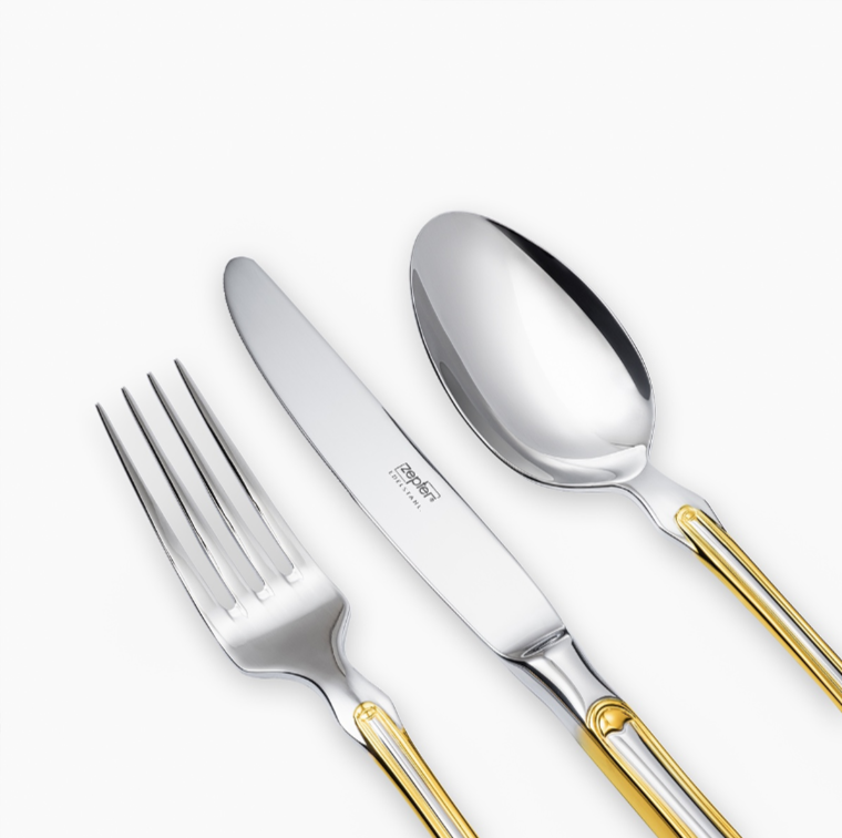 Zepter Venus прибори за хранене 36 ел. декорат. позлатен