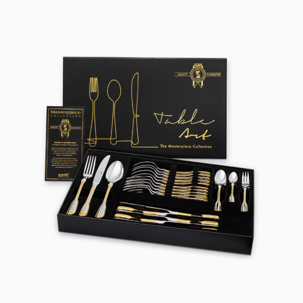 Zepter Venus прибори за хранене 36 ел. декорат. позлатен