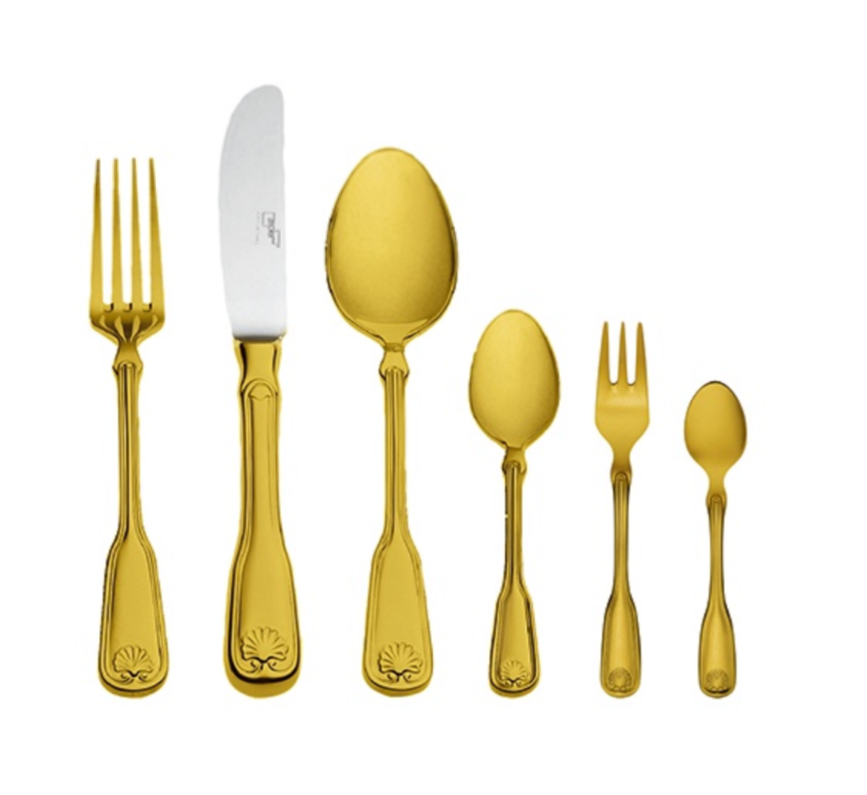 Zepter Venus прибори за хранене 36 ел. позлатен