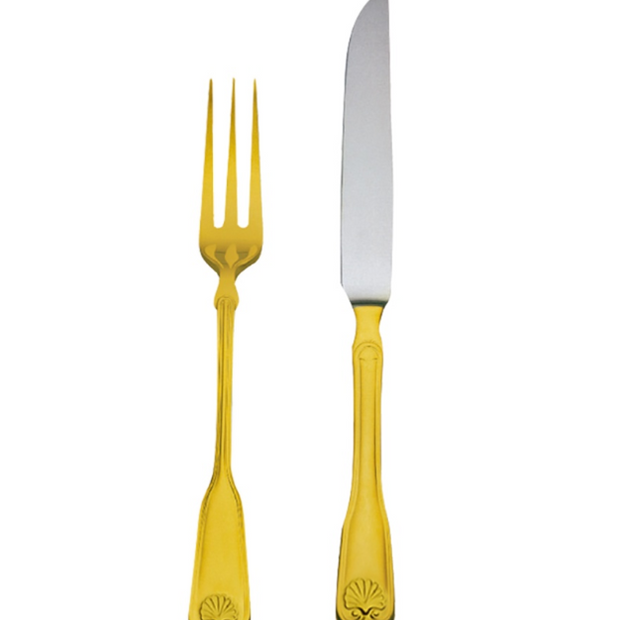 Zepter Venus СТЕЙК СЕТ 12 ел.  позлатен