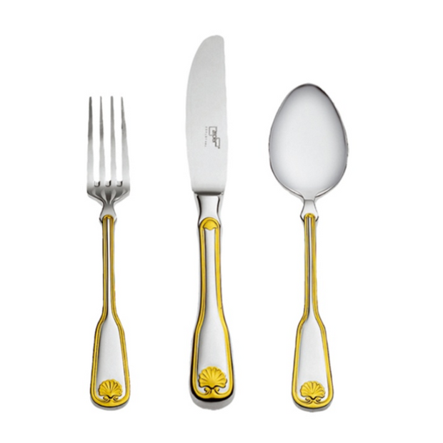 Zepter Venus прибори за десерт 18 ел. декор. позлат.