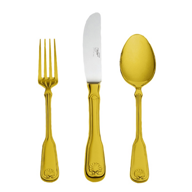Zepter Venus прибори за десерт 18 ел. позлатен