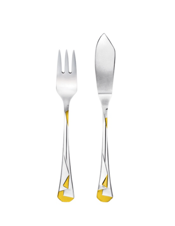 Zepter Kimono фиш сет позлатен 12ел