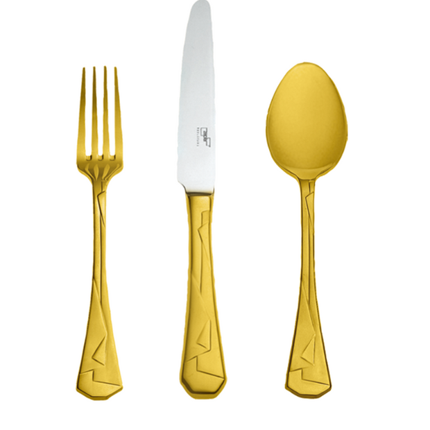 Zepter Kimono прибори за десерт 18 ел позлатен