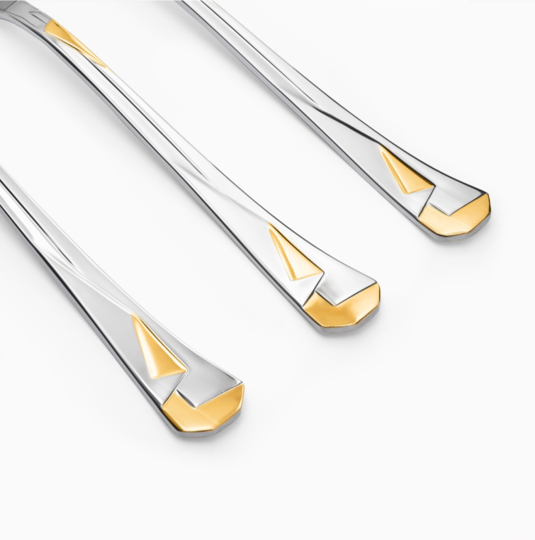 Zepter Kimono прибор за хранене 12ел декоративно позлатен