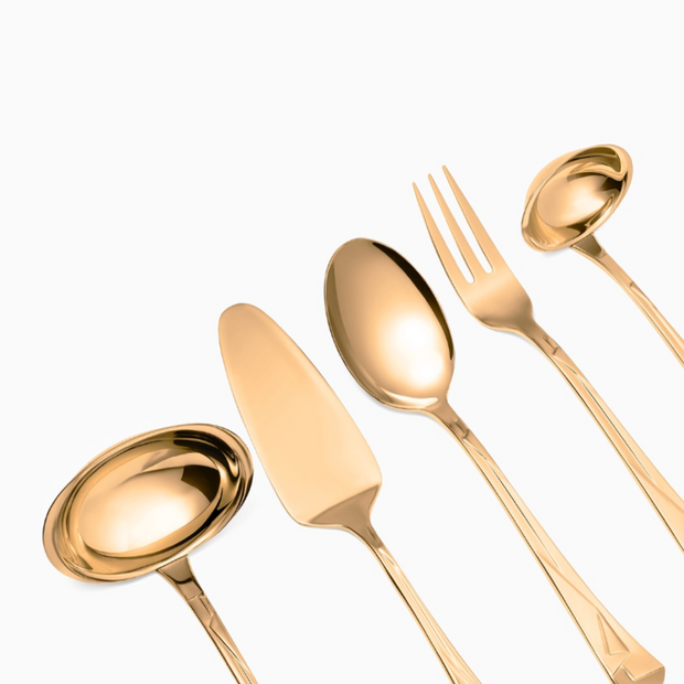 Zepter Kimono прибори за хранене 12 ел позлатен