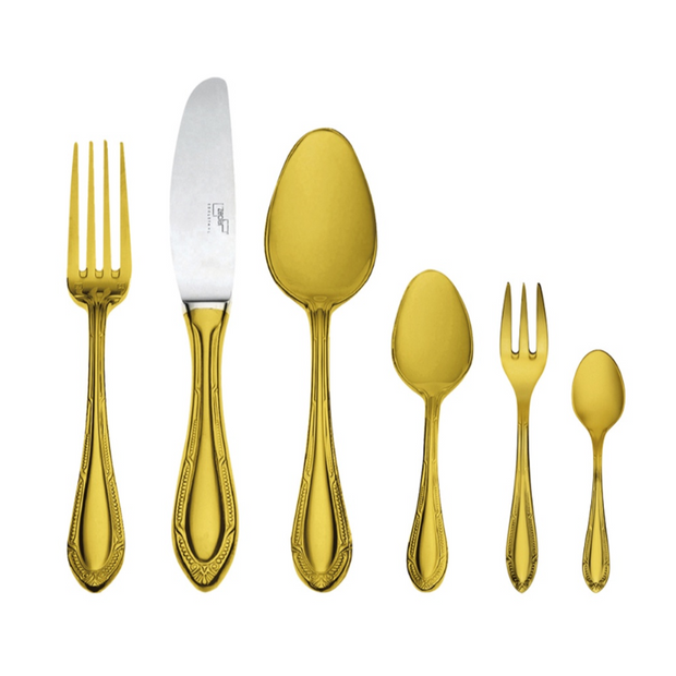 Zepter Senator прибори за хранене 36 ел. позлатени