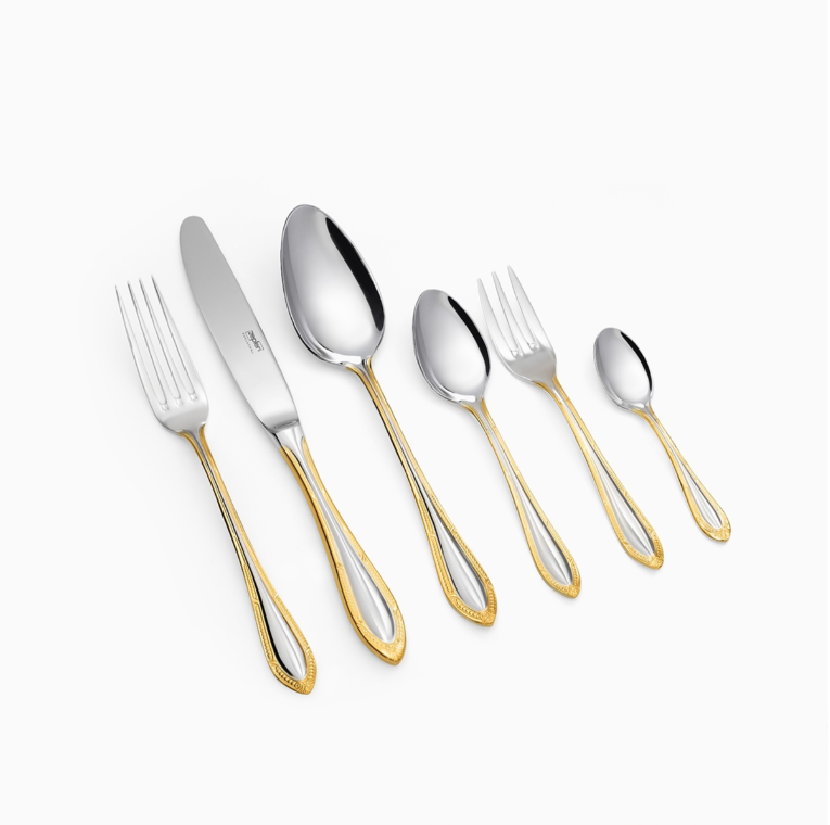 Zepter Senator прибори за хранене 36 ел. частично позлатен