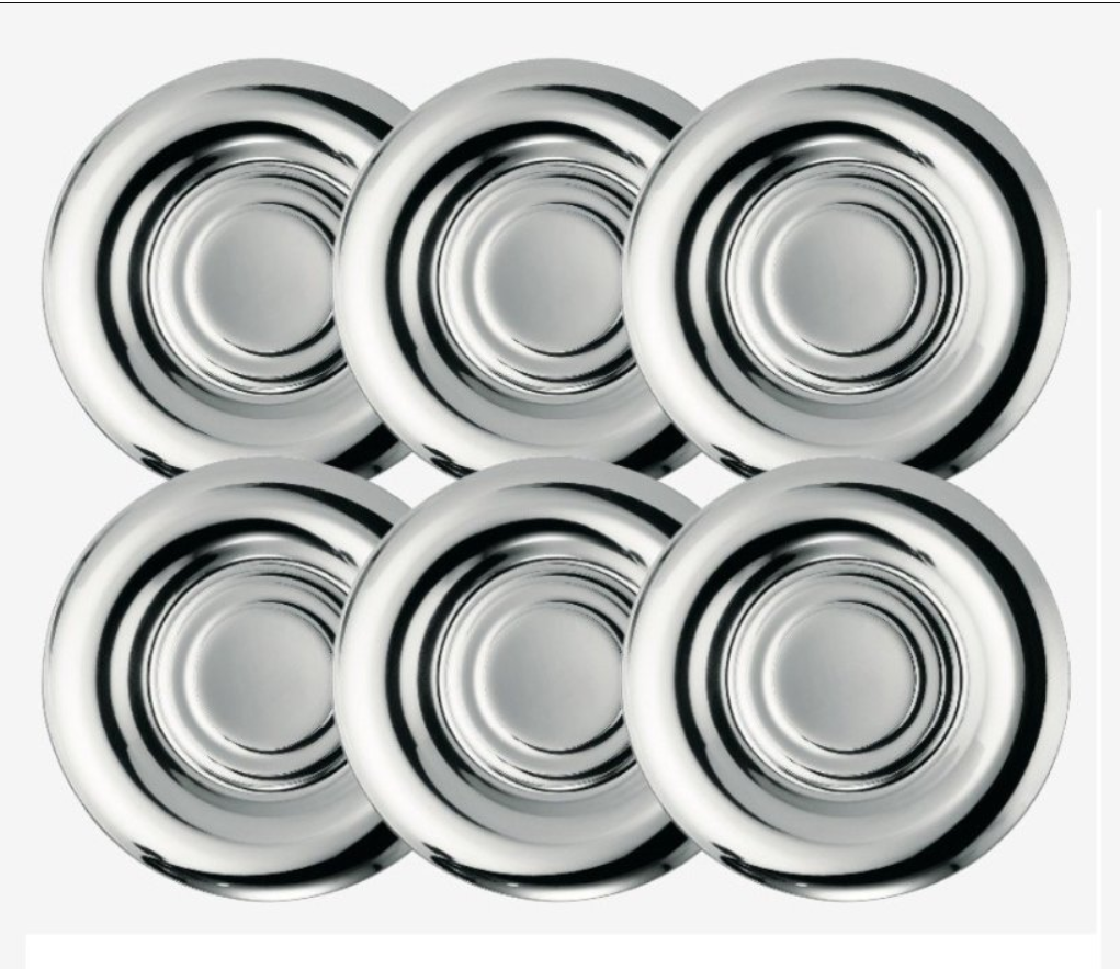 Комплект 6бр. подложни чинии за чаши, La Perle