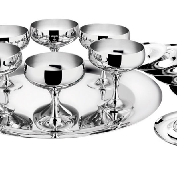 Мини комплект сервиз за шамапанско за 6 човека, Baron