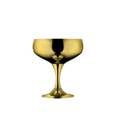 Baron, Комплект сервиз за десерт и шампанско за 6 човека, позлатен