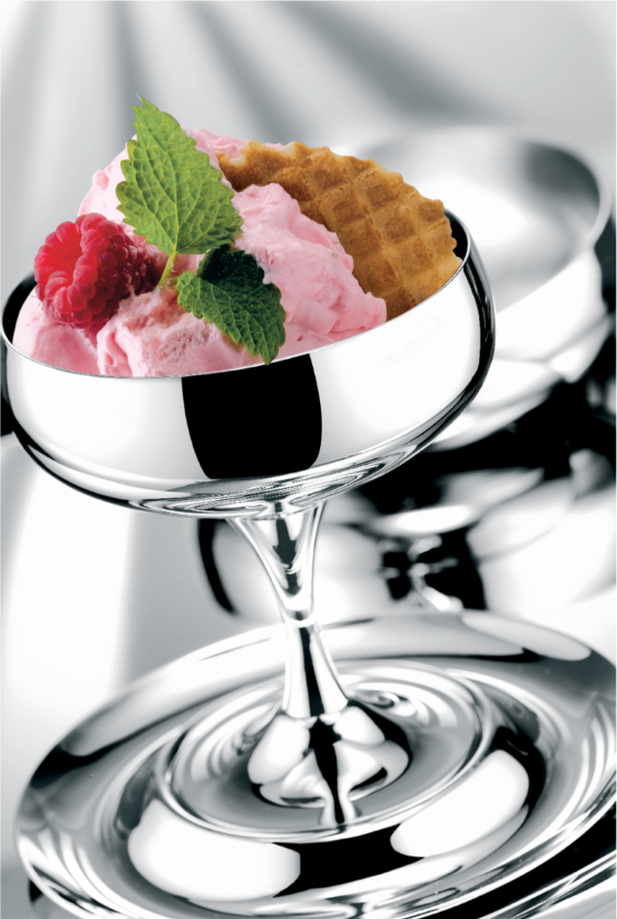 Baron комплект 6 бр. чаши за шампанско, хром-никел