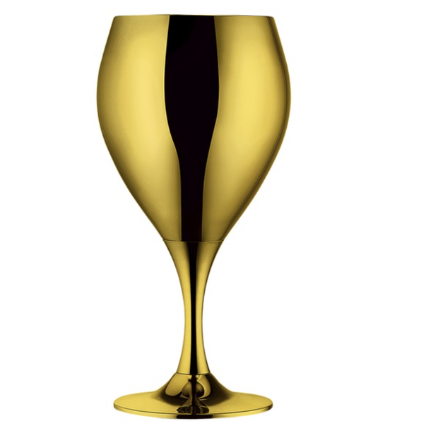 Prince - Комплект 6 бр. чаши за вода - позлатен