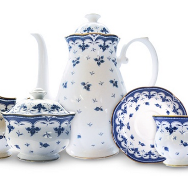 Комплект сервиз за кафе за 6 души, Eden, 15 ел.