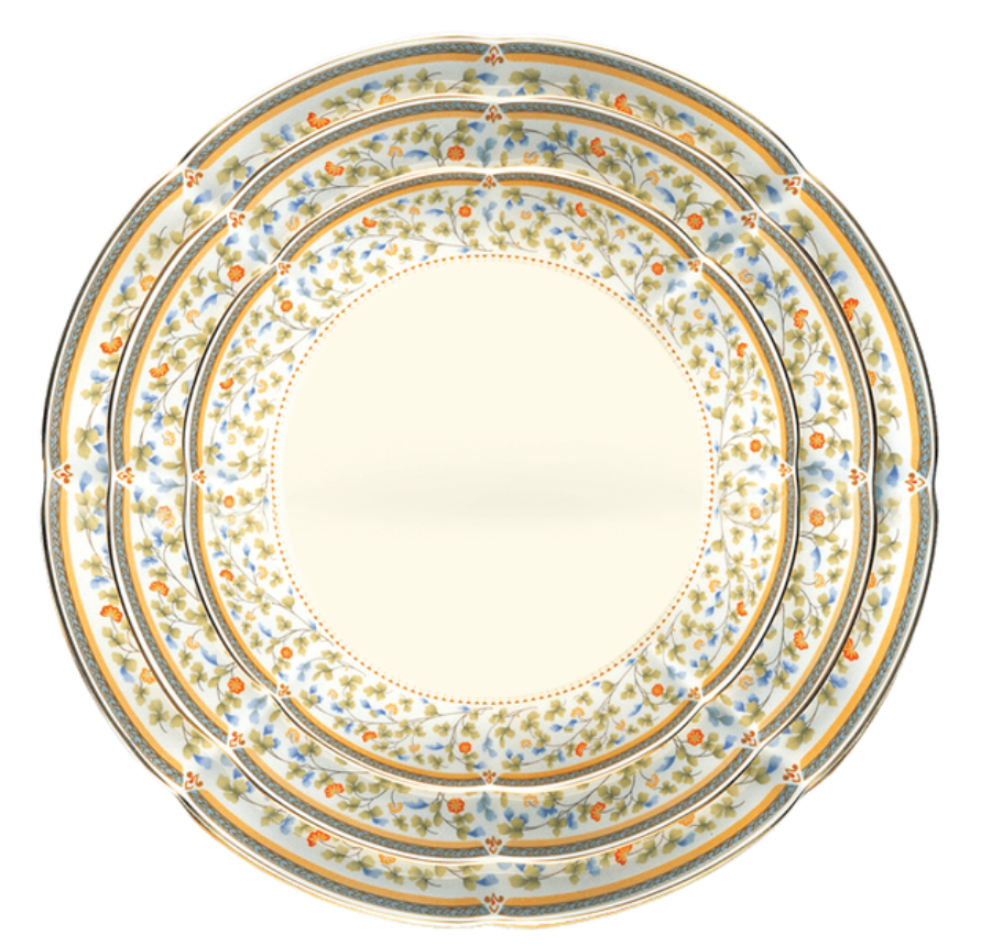 Комплект сервиз за хранене за 6 души, Flora, 18 ел.