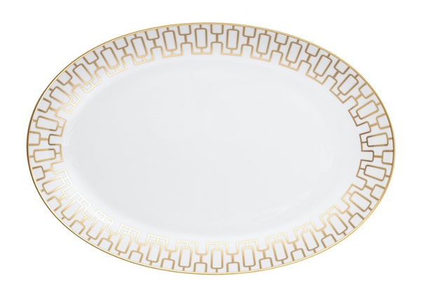 Regina Gold 35 см овална чиния