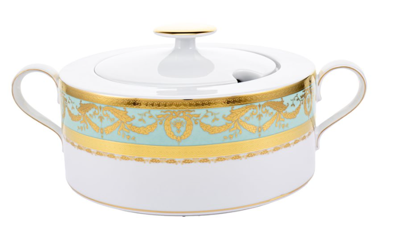 Imperial Gold Celadon Супник