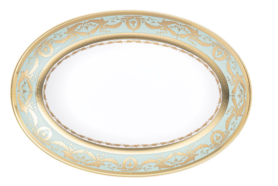 Imperial Gold Celadon 35 см овална чиния