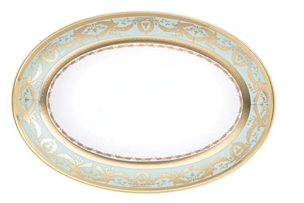 Imperial Gold Celadon 35 см овална чиния