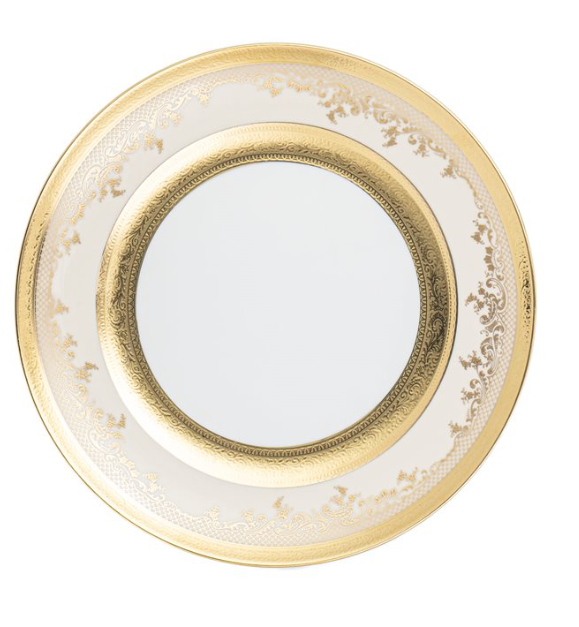 Royal Gold Cream 22 см десертна чиния