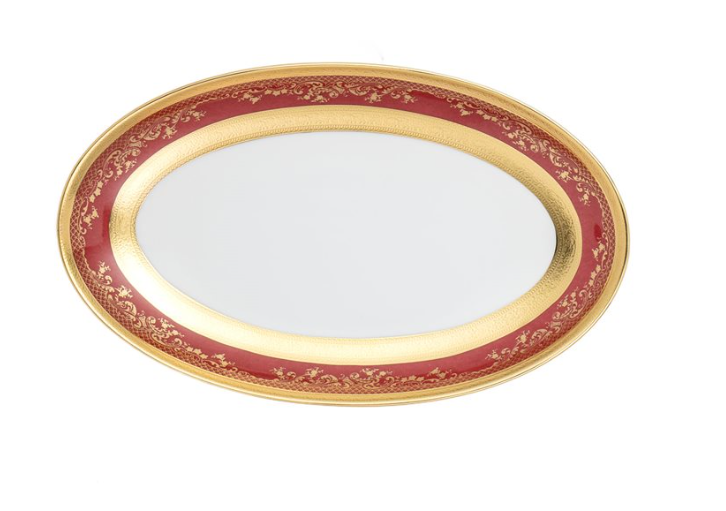 Royal Gold Bordeaux 24 cm овална чиния