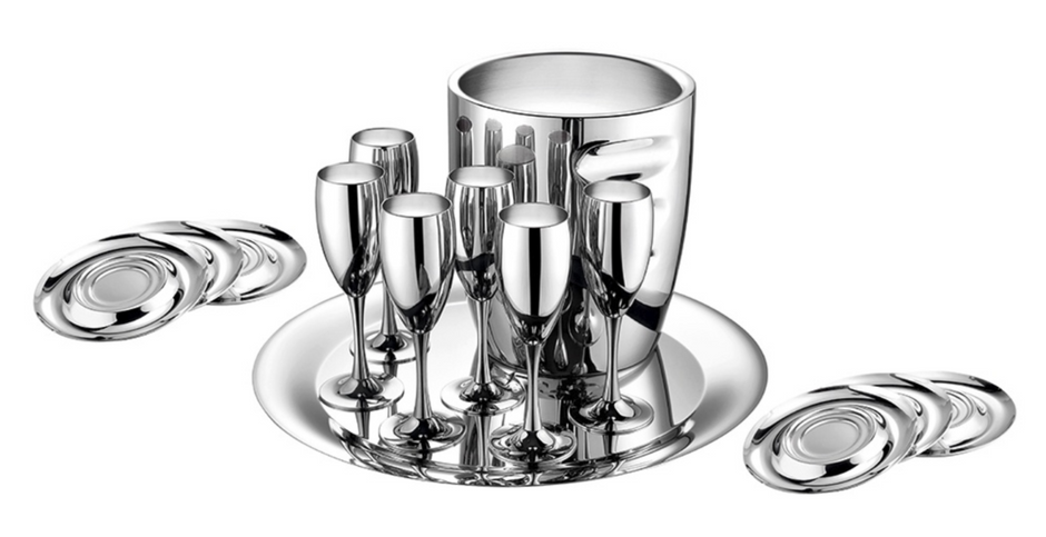 Комплект сервиз за шампанско за 6 човека, La Perle
