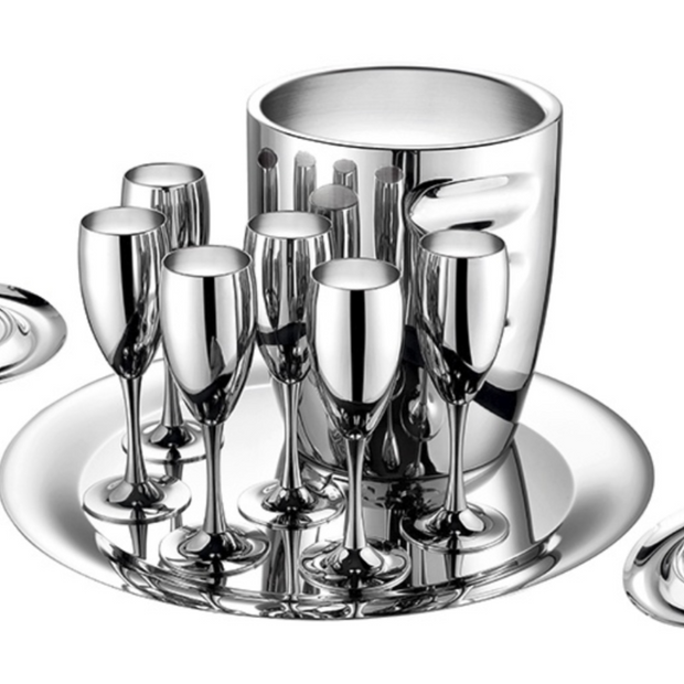 Комплект сервиз за шампанско за 6 човека, La Perle