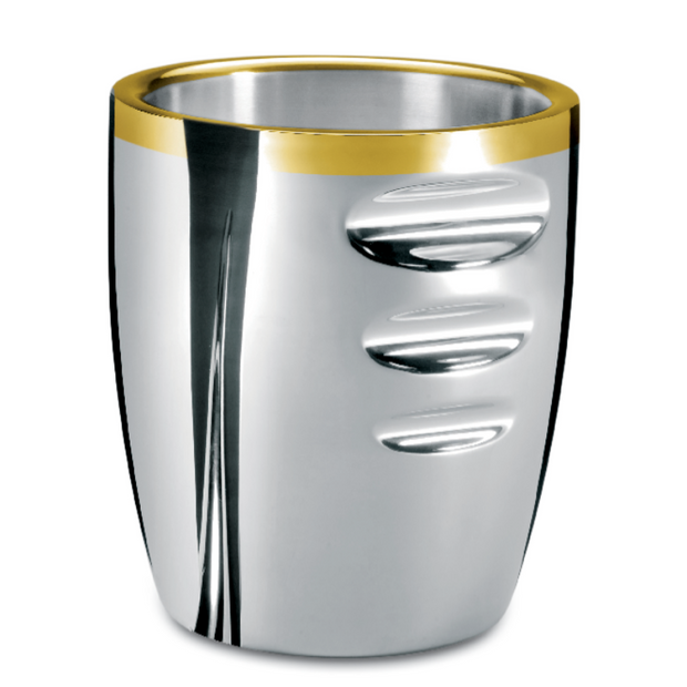 La Perle съд за лед - декоративно позлатен