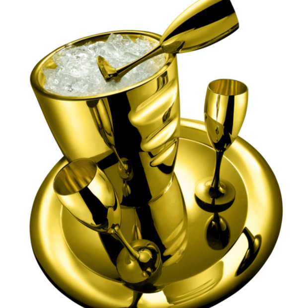 La Perle табла позлатена