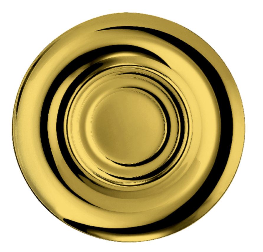 La Perle комплект 6 бр. подложни чинийки позлатени