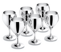 Prince - Комплект чаши за ликьор, 6 ел., хром-никел