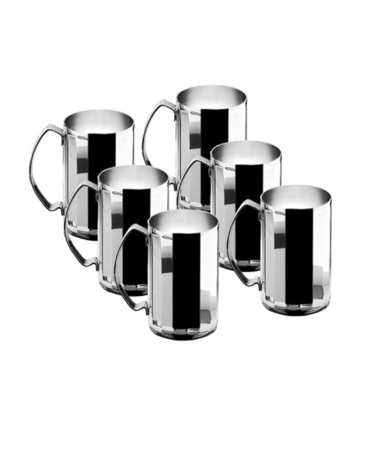 Мини комплект за чай и топли напитки. 6 души, Taiga, 25 ел., хром-никел