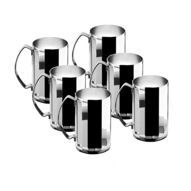 Мини комплект за чай и топли напитки. 6 души, Taiga, 25 ел., хром-никел