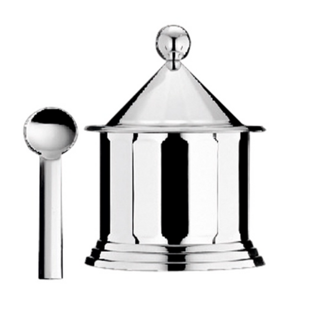 Zepter Astra Комплект захарница + лъжичка - хром-никел