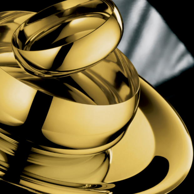 Baron - сервиз за десерт за 6 човека - позлатен