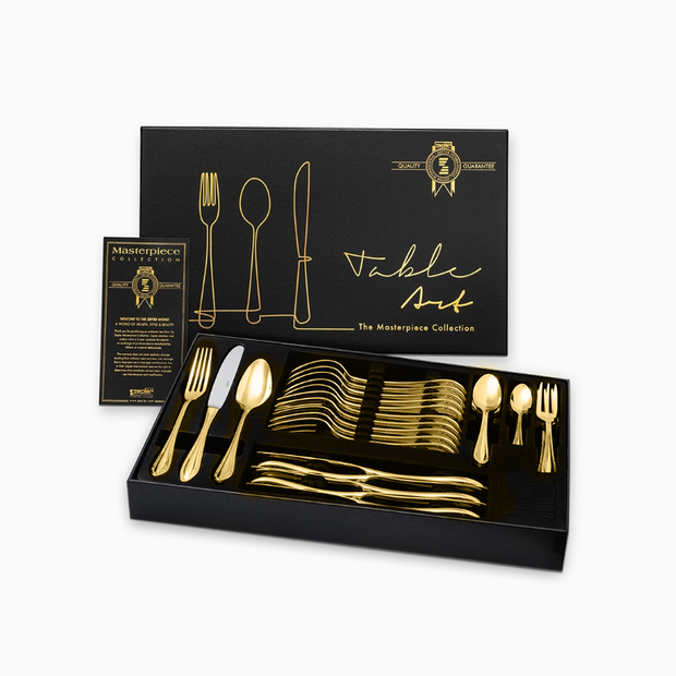 Zepter Senator прибори за хранене 36 ел. позлатени