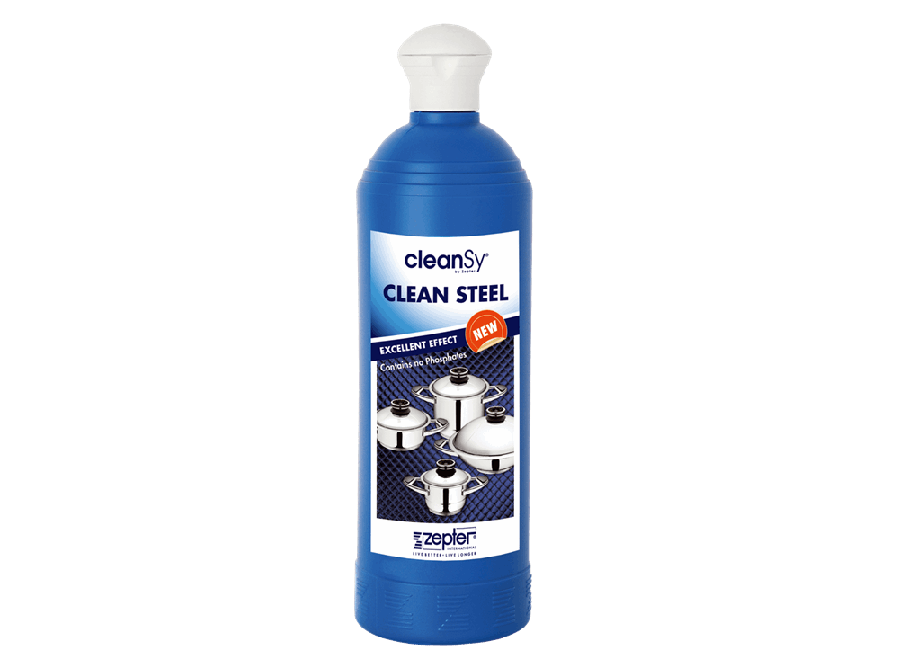 Zepter препарат за почистване и полиране на съдове CleansySteel 500 мл