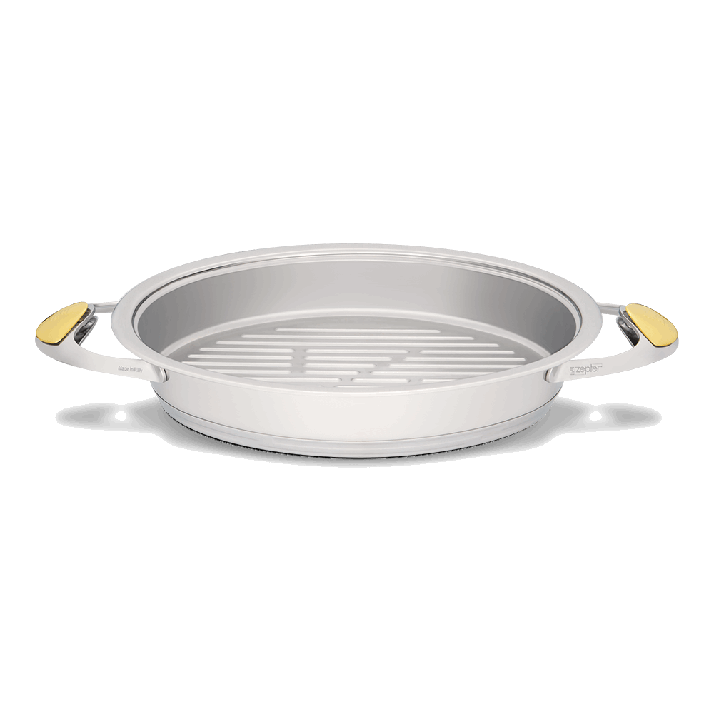 Zepter овален грил тиган 2,5л, ф 30х22 см, вис. 5 см