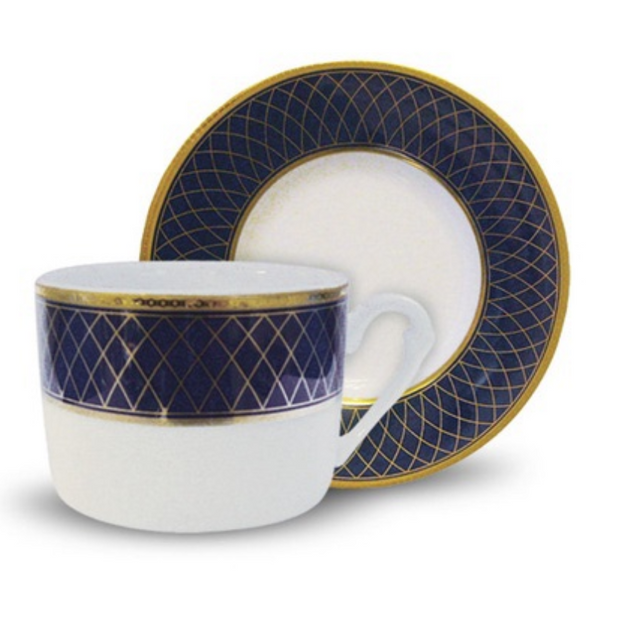 Комплект сервиз за кафе за 6 души, Cobalt Royal, 12 ел.