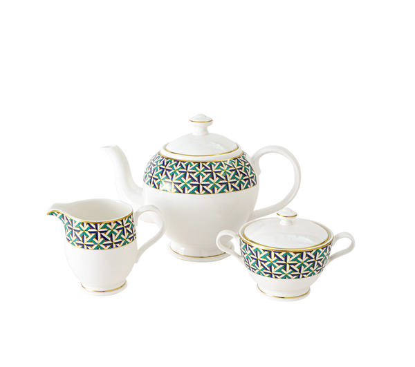 Комплект съдове за кафе, Coral, 3 ел.