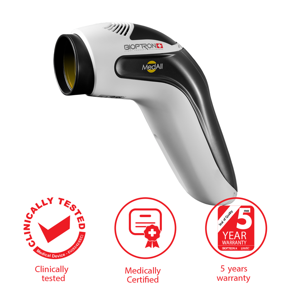 Уред за светлинна терапия Zepter Bioptron Medall, Антиейдж, Beauty, Кожни проблеми, Спортни травми, Травматология